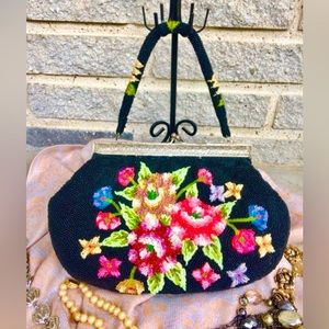 Art Deco Seed Beaded Purse
